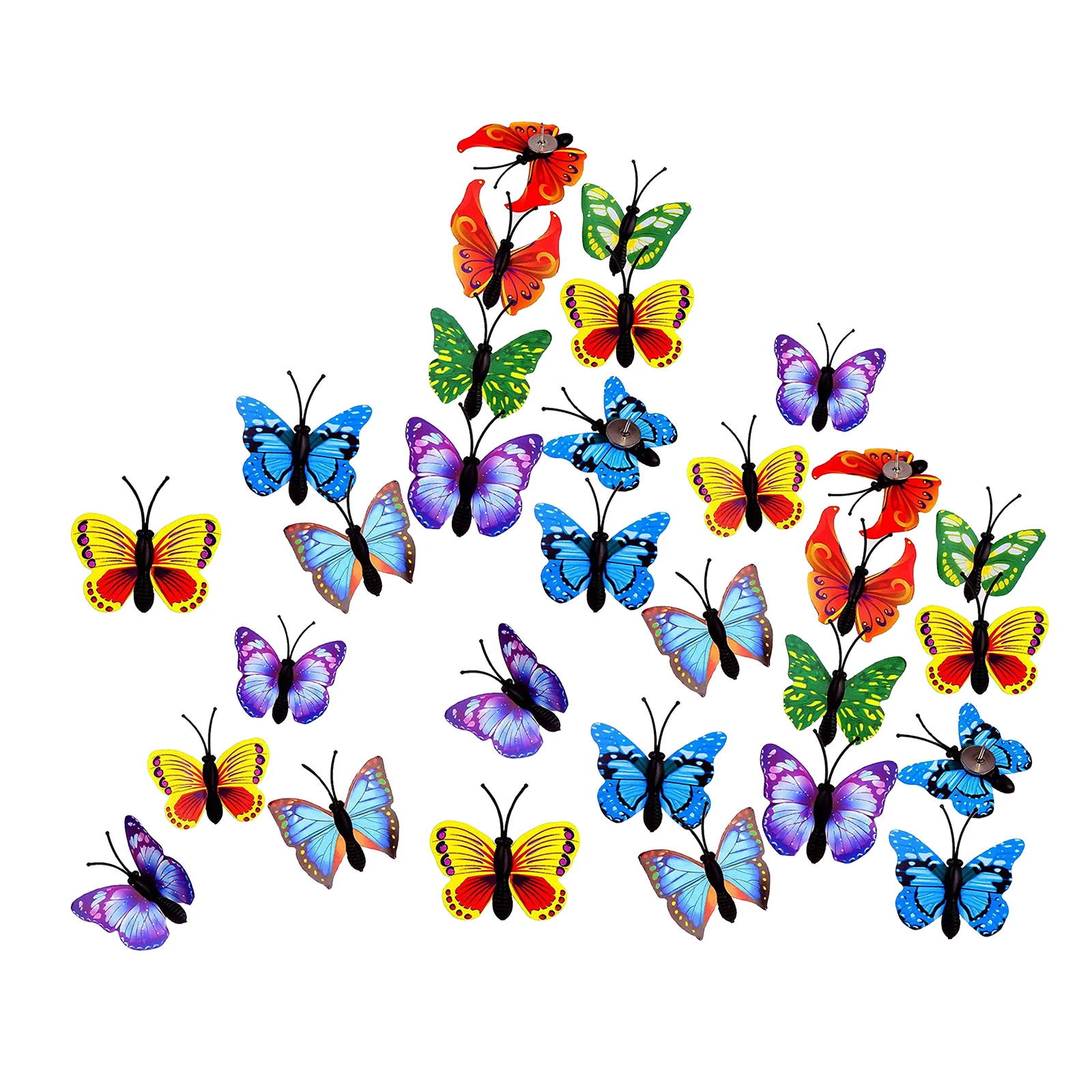 STOBOK Butterfly Shaped Pushpins Fixed Wall Decoration DIY Tool for School Home 