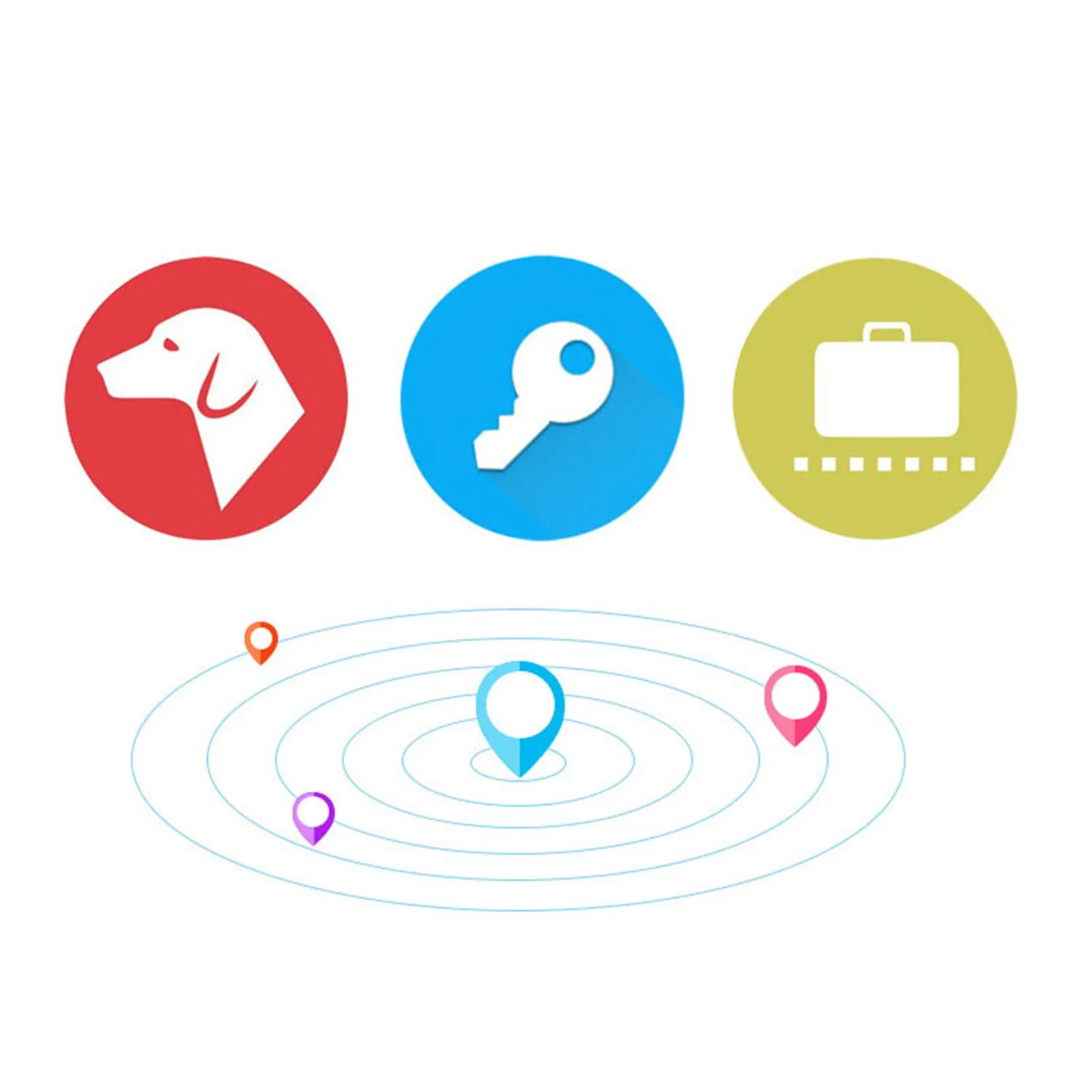 New Mini Anti Lost Alarm Wallet KeyFinder Smart Tag Bluetooth-compatible Tracer GPS Locator Keychain Pet ITag Tracker Key Finder