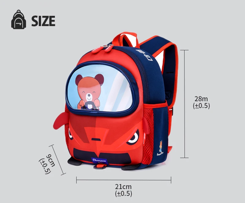 3D мультфильм автомобиль детские школьные ранцы для мальчиков Детский сад водонепроницаемый детский школьный рюкзак школьная сумка mochila infantil