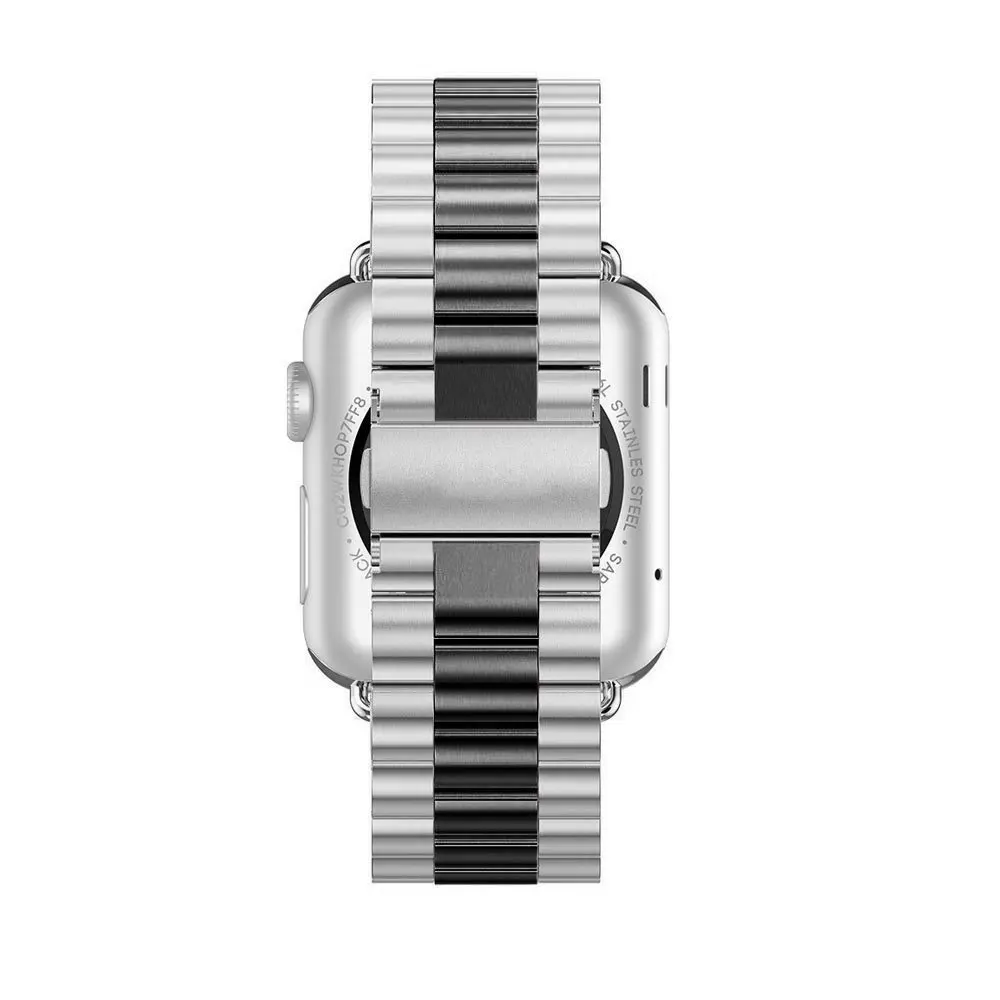 Ремешок из нержавеющей стали для Apple Watch 5, 4, 40 мм, 44 мм, браслет с металлическими звеньями для iwatch 1, 2, 3, ремешок 42 мм, 38 мм, аксессуары для часов