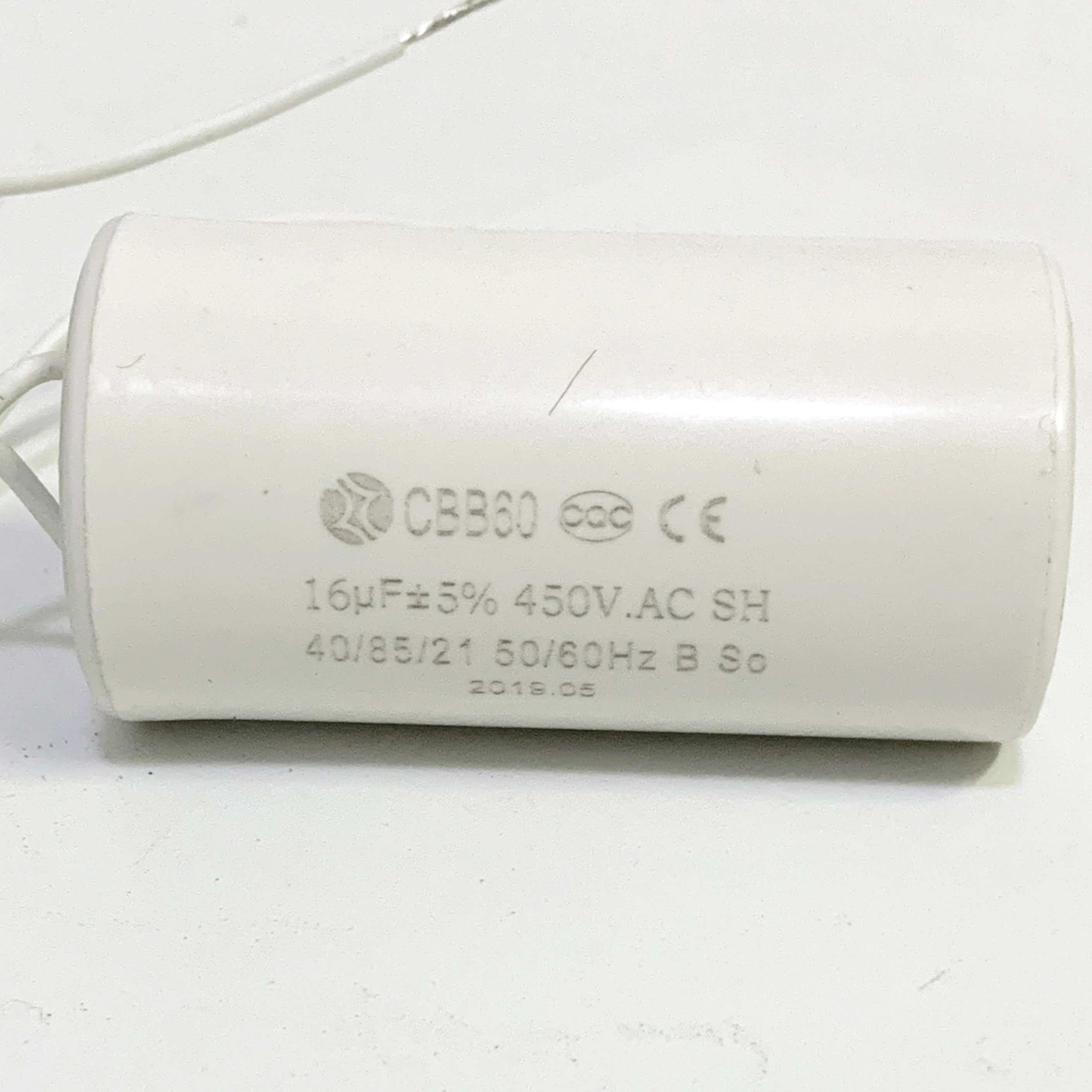 16 мкФ 450V AC50/60Hz 10/70/21 два провода цилиндрический конденсатор.|wire wire|capacitor 16uf 450vcapacitor