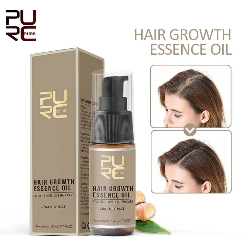 Purc 20ml Ginger Extract Hair Growth Essential Oil Repair Damage Hair Speed Promotes Hair Growth Nourish Thick Roots Hair Care Hair Loss Products Aliexpress