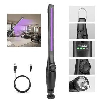 

LED UV Germicidal Lamp UV Light Stick Wand Disinfection Lamp for home office UVC lamp Stick Sterilize Kill Mite light