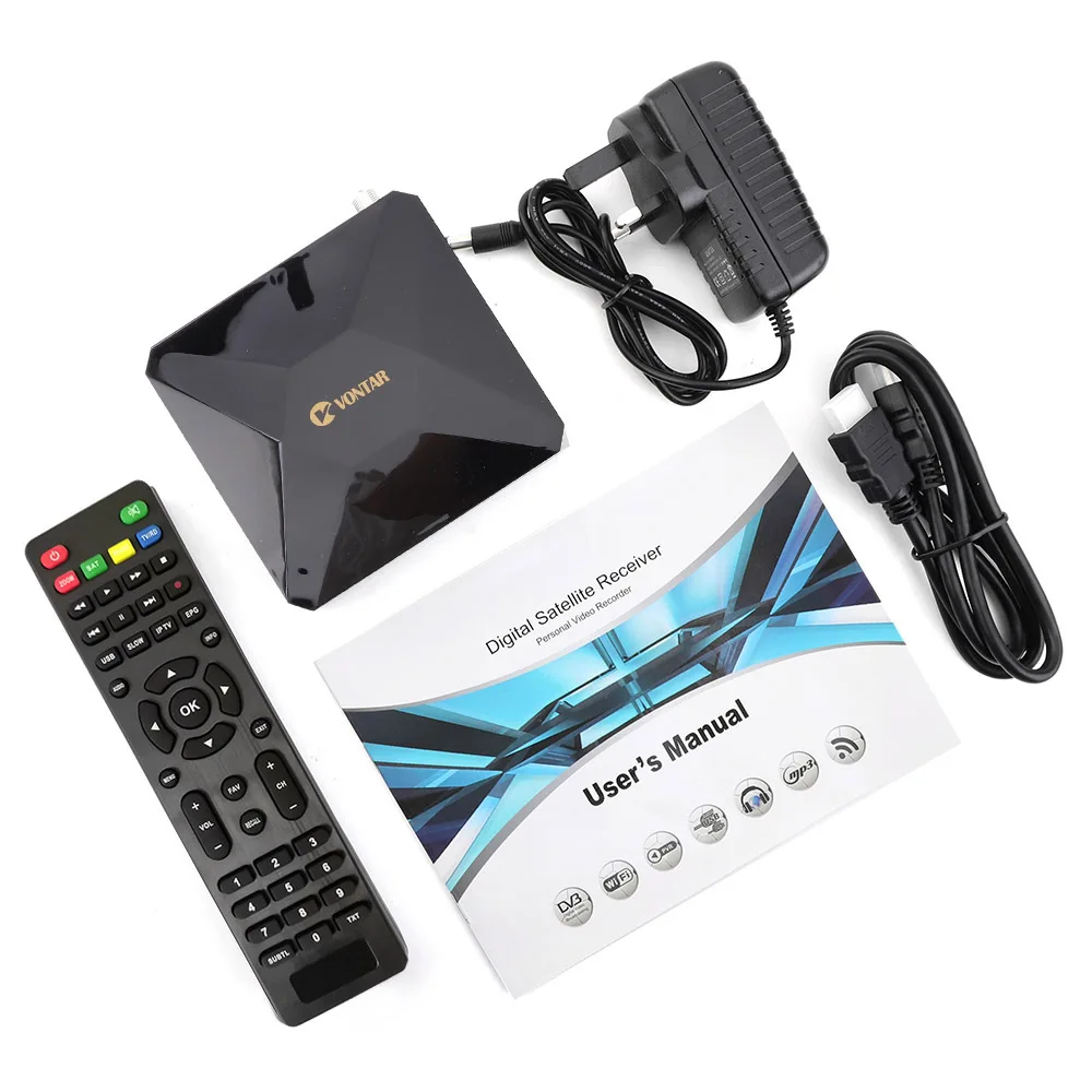 VONTAR V10 Plus DVB-S2 спутниковый ресивер 8PSK H.265 3g 4G модем CS cline Stalker Xtream Испания Португалия TP список обновление онлайн