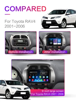 

9 inch Android8.1 car multimedia player Bluetooth MP5 player car GPS navigation WIFI for 2001-2006 Toyota RAV4