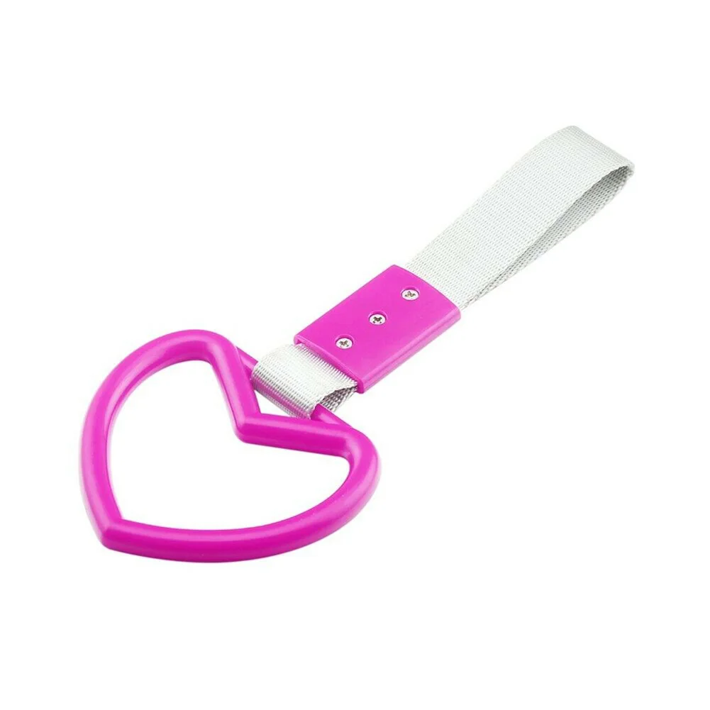 Bus Handle Hand Car Inner Pull Ring pull ring Rear Tsurikawa Heart JDM Train Strap Drift Charm Pink | Запчасти для авто