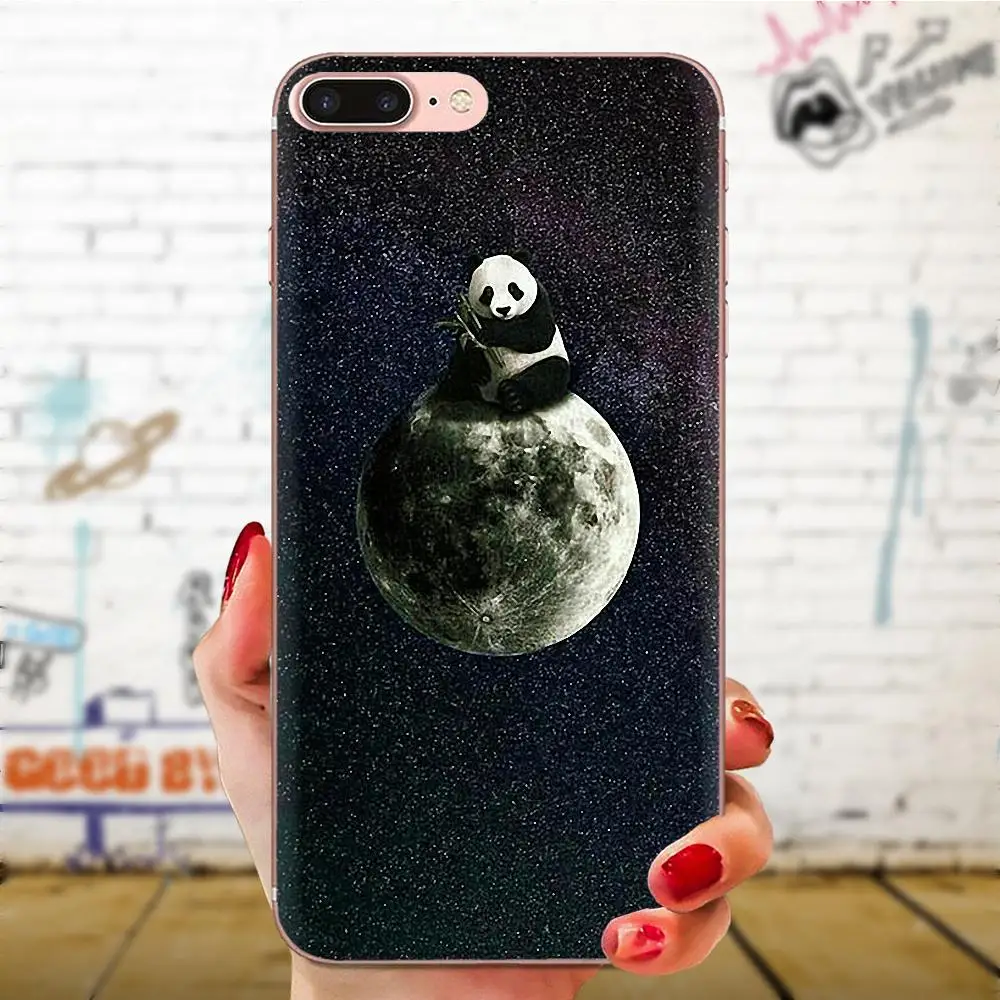 Мягкий черный чехол из ТПУ для телефона Panda Dab Xiaomi Redmi Mi 4 7A 9T K20 CC9 CC9e Note 7 9 Y3 SE Pro Prime Go