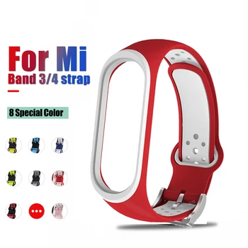 

SIlicone Strap for Xiaomi Mi Band 5 4 3 Smart Bracelet Miband 5 4 3 Smartband Fitness Traker Sport Waterproof Smart Wristbands