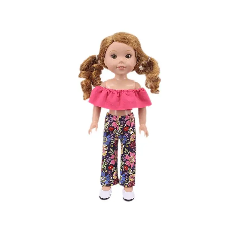 Doll Various Clothes Dress Shoes Boots 5 Cm Canvas Shoes Boots For 14.5 Inch Nancy Wellie Wisher American Doll Generation Girl`