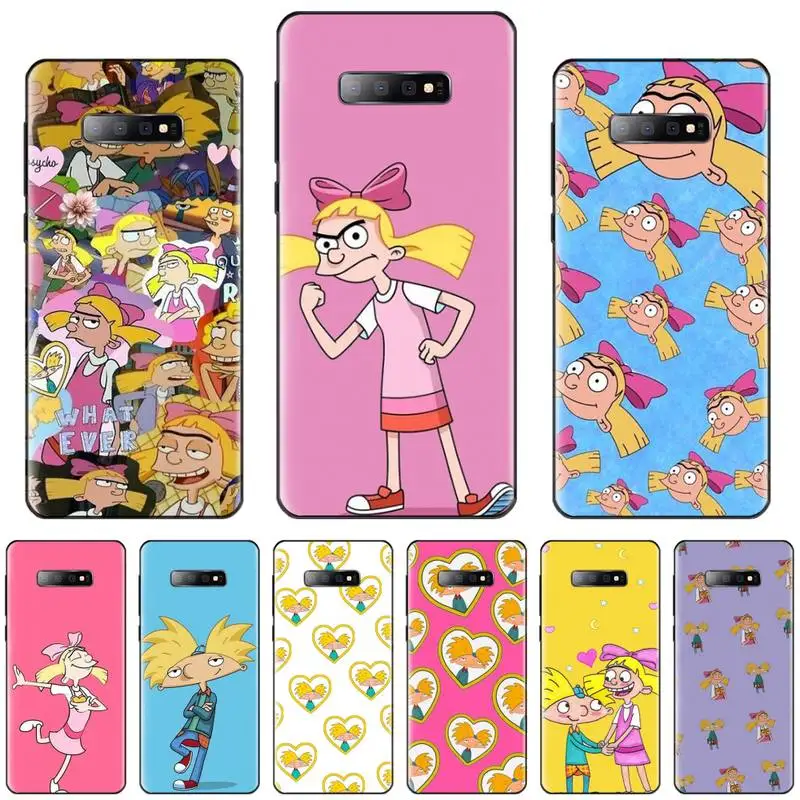 Hey Arnold British TV Animation Custom Photo Soft Phone Case For Samsung S6 S7 edge S8 S9 S10 e plus A10 A50 A70 note8 J7 2017 | Мобильные