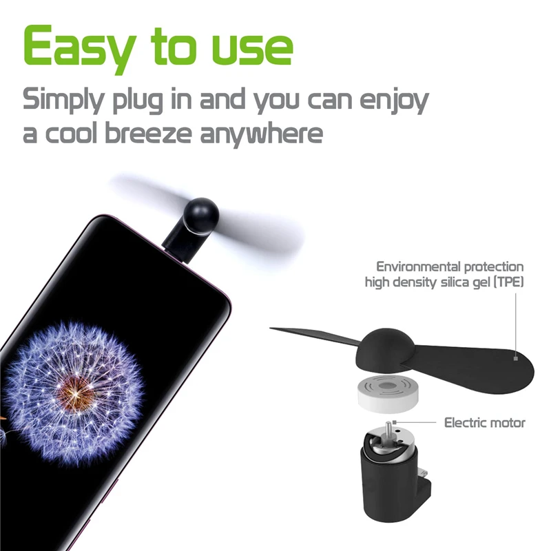 Портативный Мобильный кулер для телефона мини Usb Подставка под Вентилятор Охлаждающая подставка для IPhone XS XR X samsung S8 S9 S10 Plus huawei Glaciere isoterme