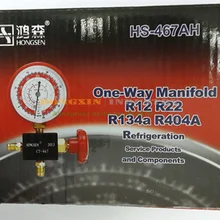 1-Way Алюминий тела манометр CT-467A одиночный Калибр для бытовой Кондиционер