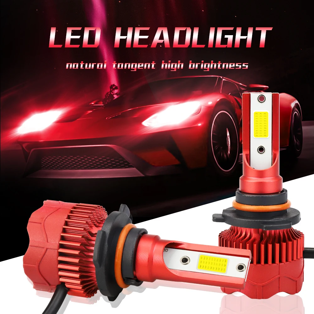 

2Pcs 9005 HB3 9006 HB4 LED Car Headlight Fog Light COB Bulb 50W 12V 6000K 4800LM   HeadLamp Car Light FogLamp