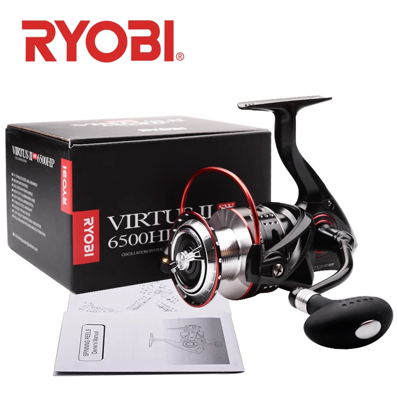 RYOBI VIRTUS II HP SW 1000-8000 Spinning Fishing Reels 7+1 BB