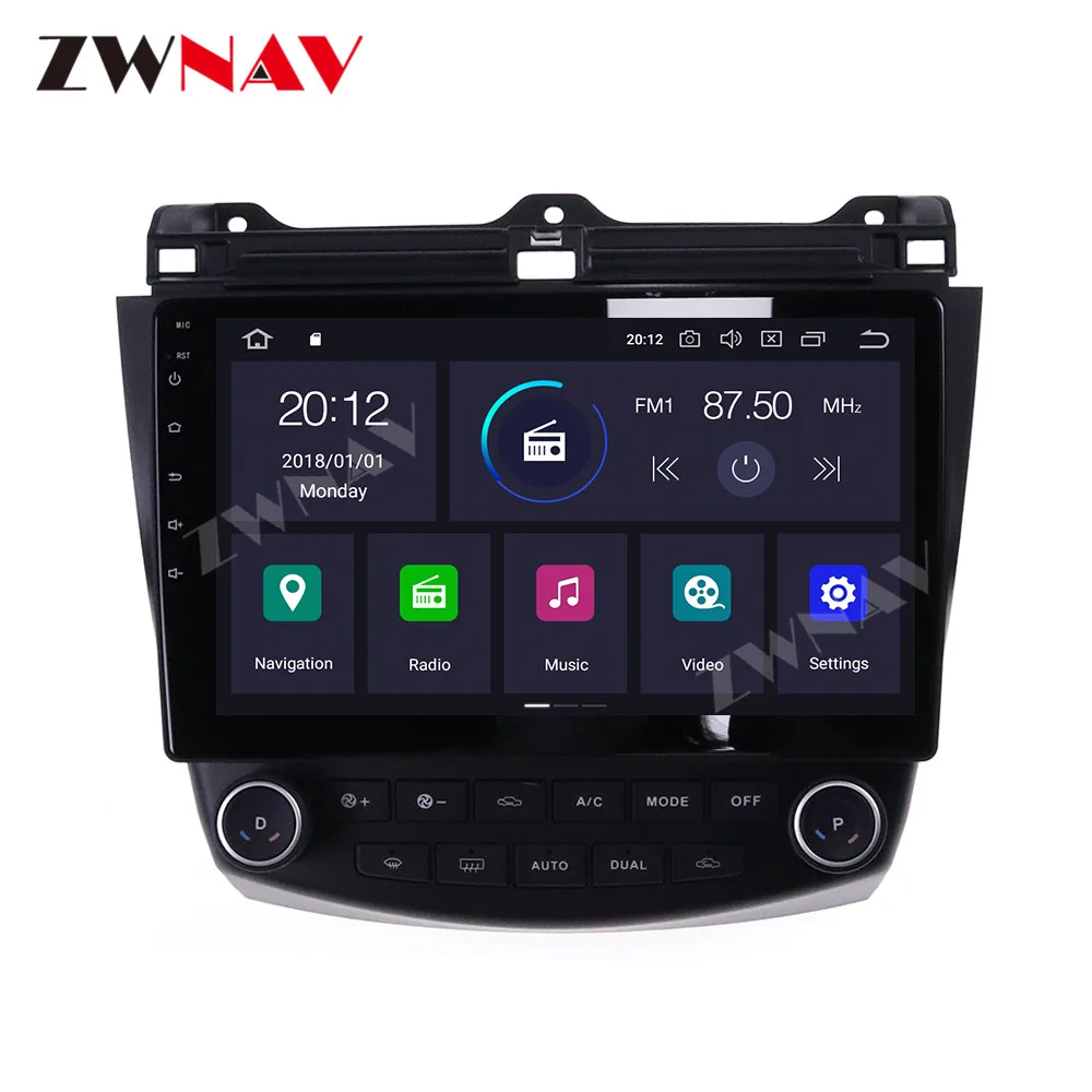 Android 10 4 + 128G для Honda Accord 2003 2004 2005 2006 2007 IPS HD экран радио Автомобильный мультимедийный