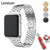 Strap for apple watch 5 band 44mm 40mm iwatch band 42mm 38mm stainless steel watchband metal Bracelet for series 6 4 3 38/44 mm ► Photo 1/6