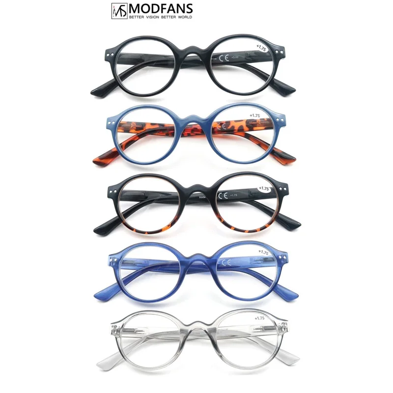 Gafas de lectura redondas cl sicas para hombres y mujeres lentes con 