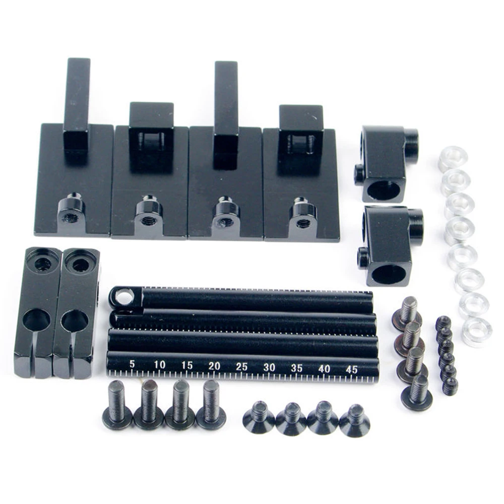 

1:10 RC Car Accessories Alloy Stealth Body Stand Mount 078026BK Height Adjust For HSP HPI