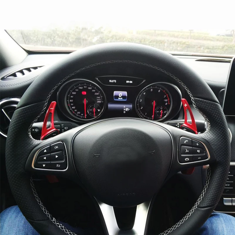 LS АВТО руль из алюминиевого сплава сдвиг весло переключения расширение для Mercedes