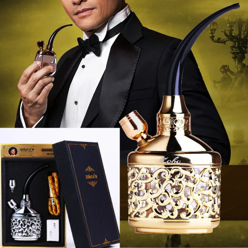 Коллекционные полые рельефа портативный кальян водопровод курительная табачная