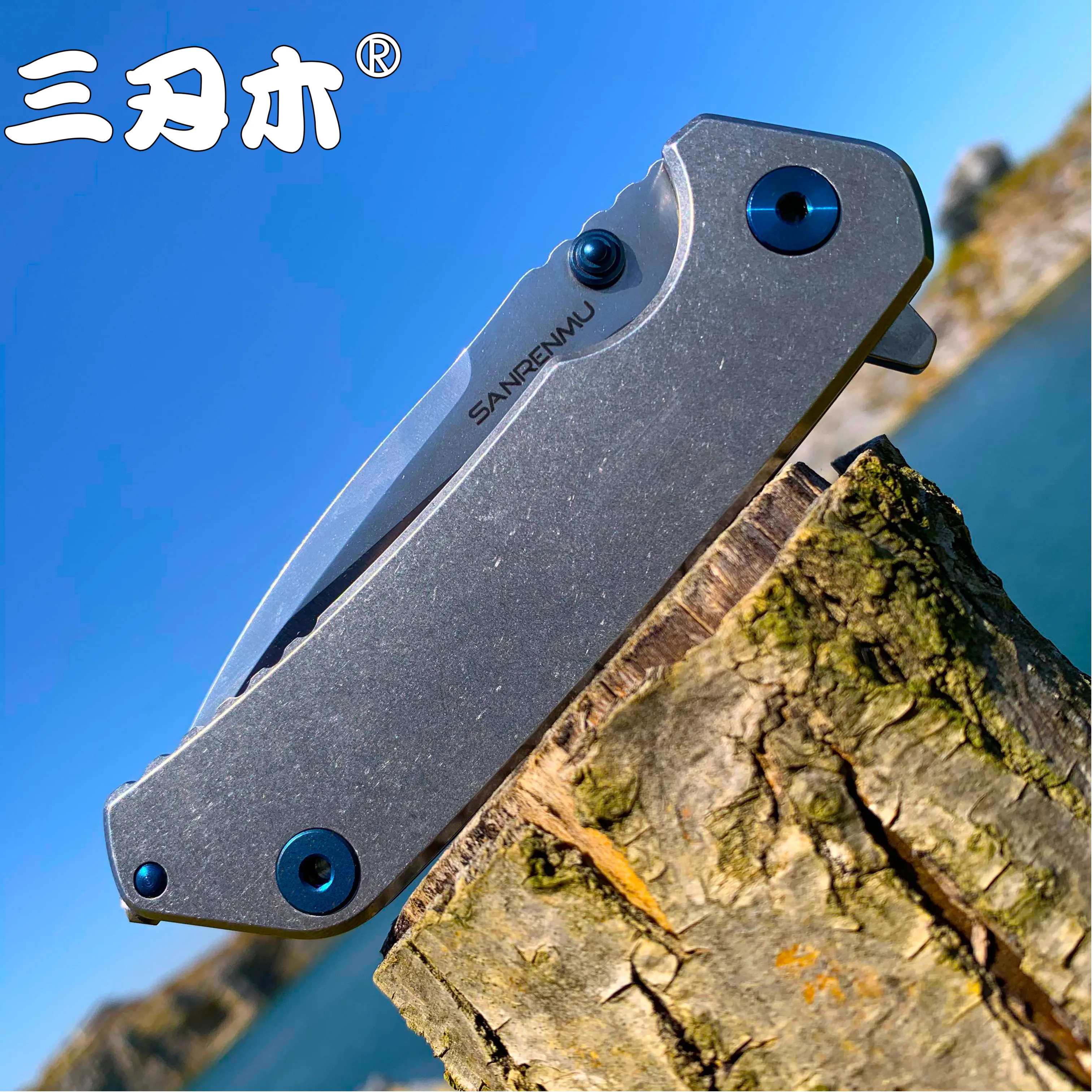 SANRENMU SRM 9008 Tasche складной Messer 12C27 Stahl Klinge Флиппер Kugellager Открытый Кемпинг Überleben для повседневного использования