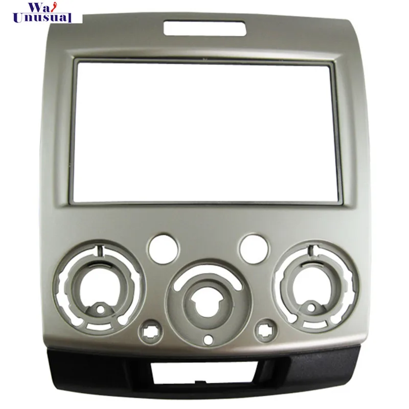 Рамка панель радио фасции Для Ford Everest/Mazda BT-50 2009 рамка для DVD CD отделка Установка комплект серебро/золото
