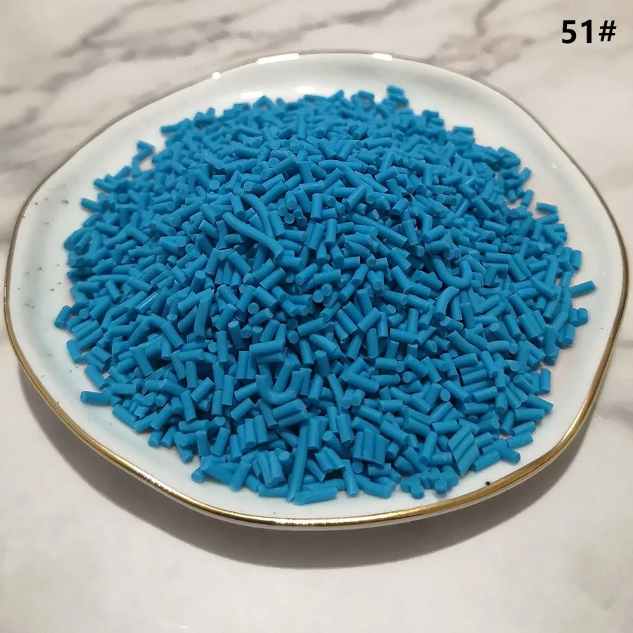 20 г/пакет цветной Лизун глина разбрызгивает для наполнителя слизь DIY Поставки конфеты бутафорский торт десерт частицы грязи украшения игрушки - Цвет: 51 20g