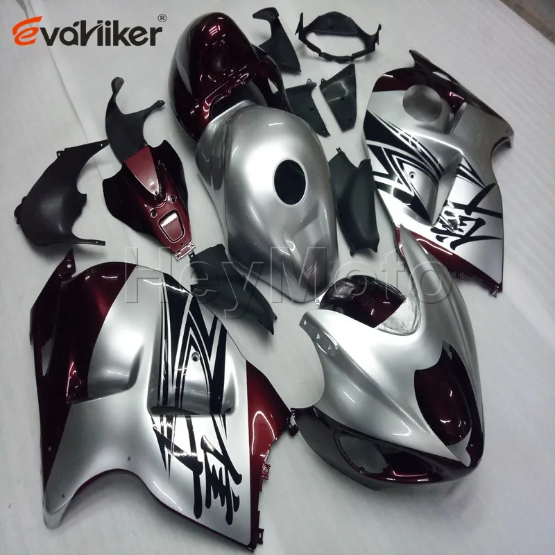 Изготовленный на заказ мотоцикл капот для GSX-R1300 1997-2007 1998 1999 2000 2001 2002 2003 2004 2005 2006 Двигатель Обтекатель+ красный - Цвет: T