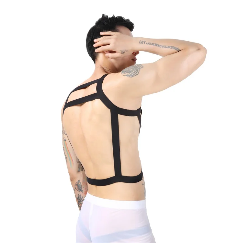CLEVER-MENMODE Sexy Body Harness Elastic Bondage Set Underwear Men Chest Shoulder Costume Fetish Lingerie Strap Thong Hombre Stage Wear -Zentai shop online Hb6800e0723784c42afe0d8413e730d0du.jpg