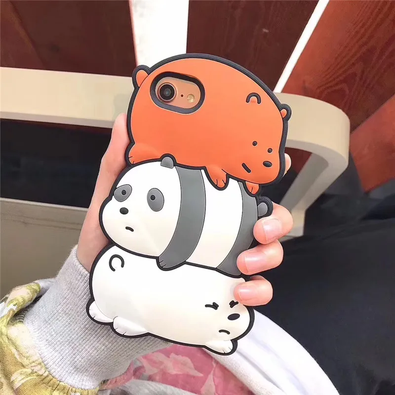 Для iPhone 4, 4S, 5, 5S, SE, 6, 6s, 7, 8 Plus, X, XR, XS Max, милый 3D мультяшный Кот, Ститч, Минни, Модный мягкий силиконовый чехол для телефона, чехол
