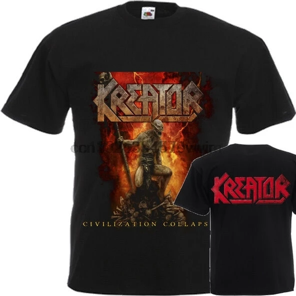 Новая футболка с принтом KREaTOR Civilization Collapse DTG-S-7XL | Мужская одежда