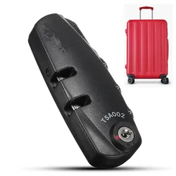 Verrou à mot de passe de sécurité en laiton, serrure à combinaison à 3 cadrans, pour bagages, valise, voyage, haute qualité 