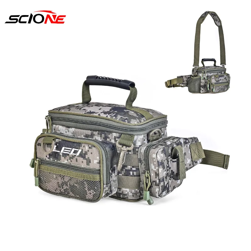 

Large Capacity Outdoor Sport Chest Bag Luya Small Square Bag Fishing Reel Fishing Supplies Bag Fishing Accessories X593G
