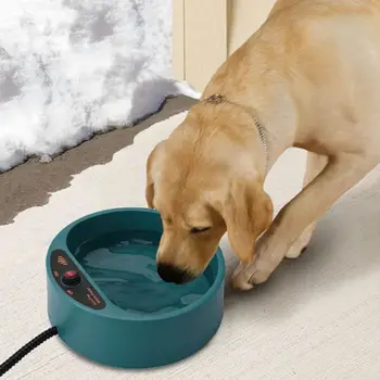 

Heated Dog Water Bowl Waterproof Smart Thermostat Metal Shell for Pets Supplies