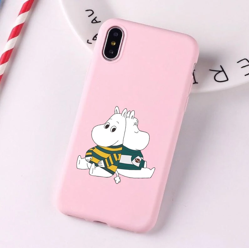 Cute Moomin TPU candy Soft Phone Case For huawei p30 pro p30 lite p20 pro p10 mate 20 p10 lite honor 9 lite