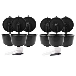 Eco-Friendly Refillable Coffee Capsule (6 Black Capsules)