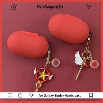 

Luxury Japanese Silicone Cover for Samsung Galaxy Buds / Buds+ Plus 2020 Case Charging Box Case Bluetooth Earphone Protect Skin