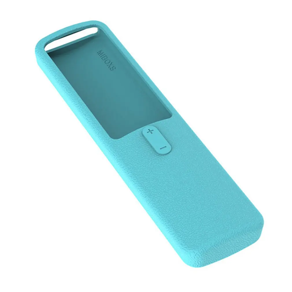 Горячая Распродажа защитный силиконовый чехол для Xiaomi mi Bluetooth 4,1 голосовой пульт дистанционного управления для Xiao mi tv/tv Box улучшенная версия - Цвет: Turquoise blue