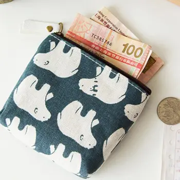 

2020 New Classic Women Man Canvas Coin Purse Zip Wallet Small Mini Bag Case Travel Storage Bag Pouch Holder Retro Money Bag Gift