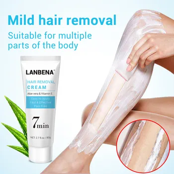 

LANBENA Hair Removal Cream Painless Removal Depilation Repairing Balm Gentle Effective Epilator Calming NourishingBody Care