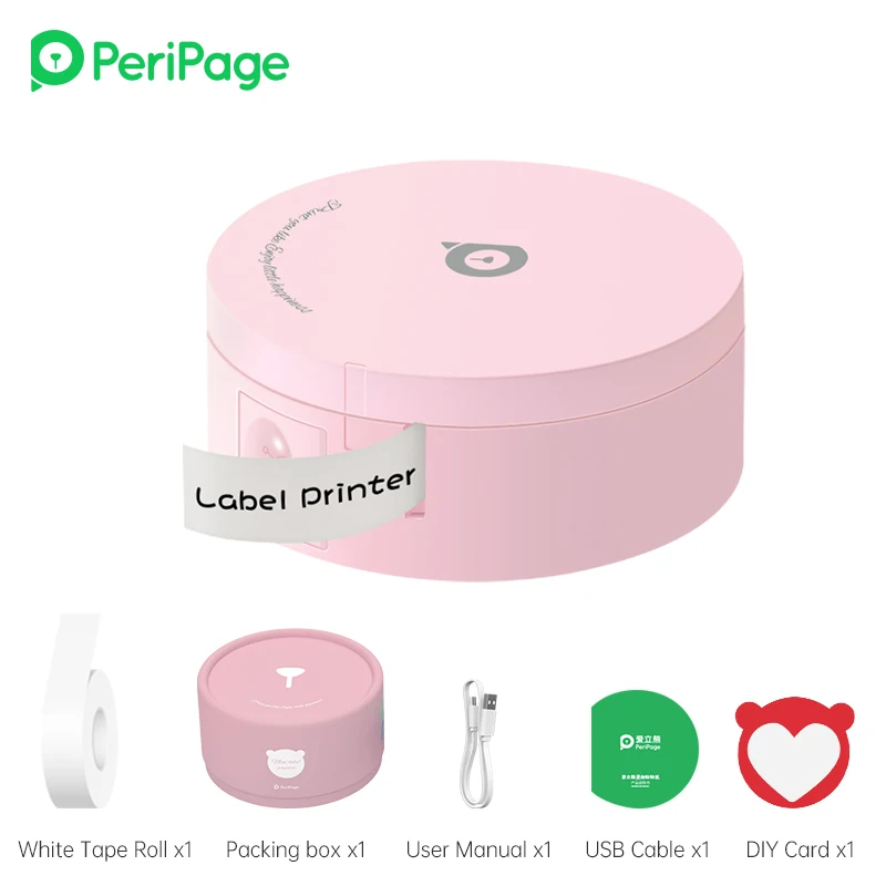 mini photo printer for mobile Peripage L1 Inkless Mini Thermal Label Printer Wireless Bluetooth Label Maker Machine for Mobile Phone Home ShoP Use mini photo printer for mobile Printers