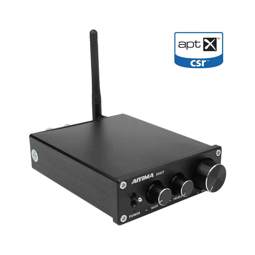 AIYIMA TPA3116D2 цифровой аудио усилитель мощности 50 Вт* 2 HiFi Bluetooth 4,2 CSR64215 стерео усилитель звука TPA3116 усилитель для динамиков