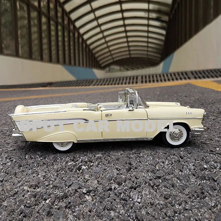 Литье под давлением 1:18 сплав игрушка с инерционным механизмом BEL AIR 1957 автомобиль модель детских игрушечных автомобилей авторизованный игрушки для детей