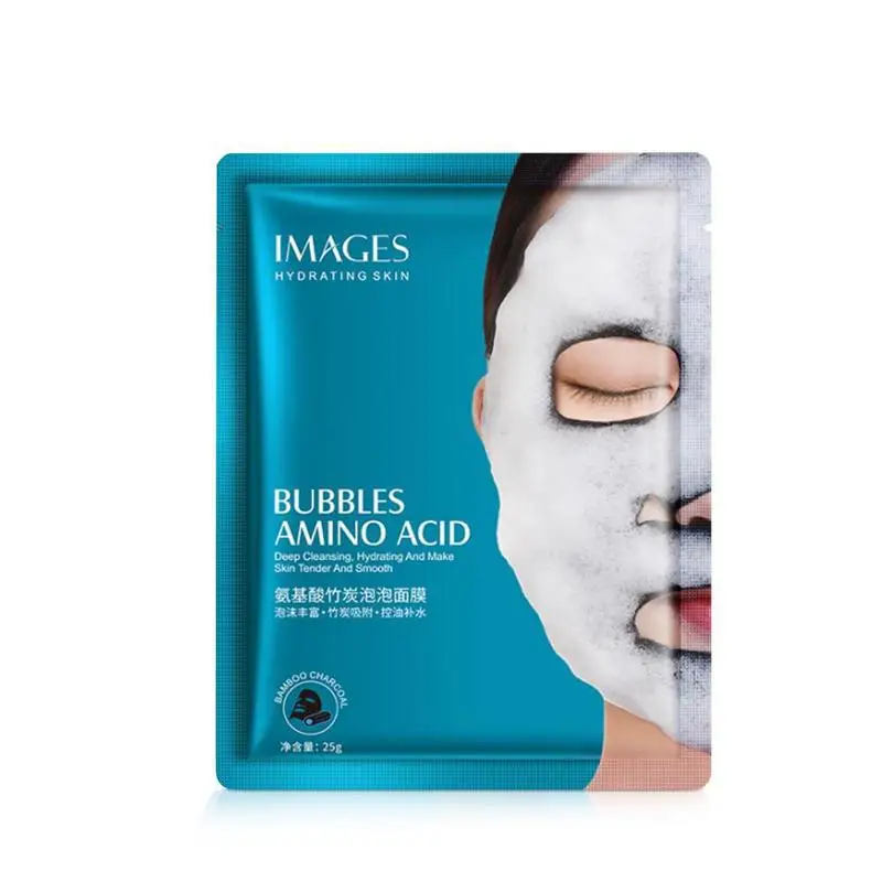 1 шт. бамбуковая угольная черная маска кислородная пузырчатая маска Корейская маска для лица увлажняющая маска для лица с масляным контролем - Цвет: Bubbles Mask
