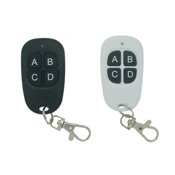 

433Mhz Remote Control Garage Gate Door Opener Remote Control Duplicator Clone Cloning Code Car Key 4 Channel Electric Cloning