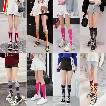 

Girl's Calf Socks Net Red Socks, Women's Socks Knee Socks Young Ladies Tube Socks Trend High Socks Pile Socks