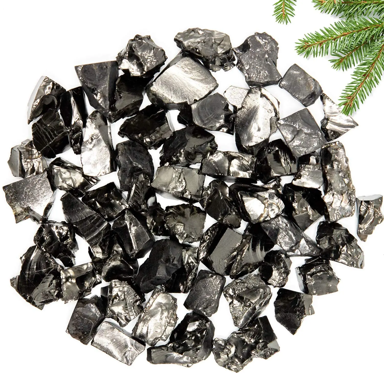 Shungite Elite Stones for Water Purification and Jewelry Making 50 GMS of Shine Raw Elite Noble Shungite Detoxification Stones Natural and Authentic Nuggets from Karelia Russia 