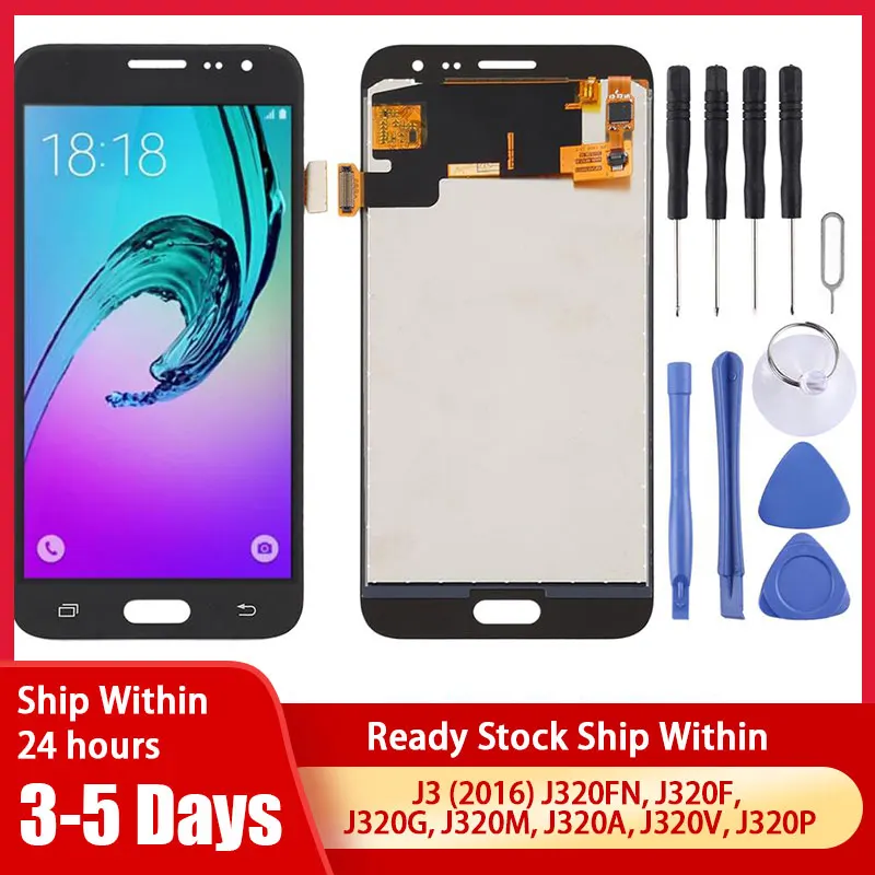 ЖК экран и дигитайзер для Samsung Galaxy J3(2016)J320FN J320F J320G J320M J320A J320V J320P|Экраны мобильных