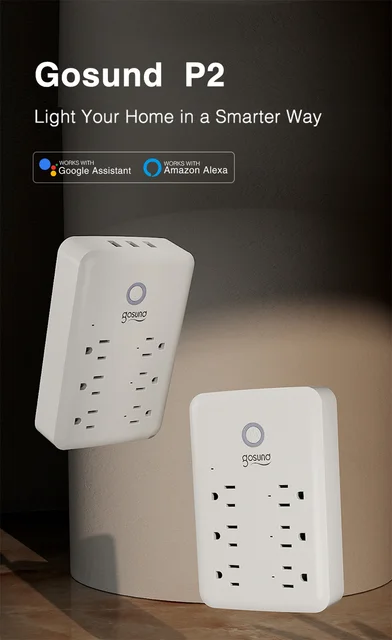 Outlet Gosund Doorbell Gosund Smart Power Strip,WiFi Outlets Work