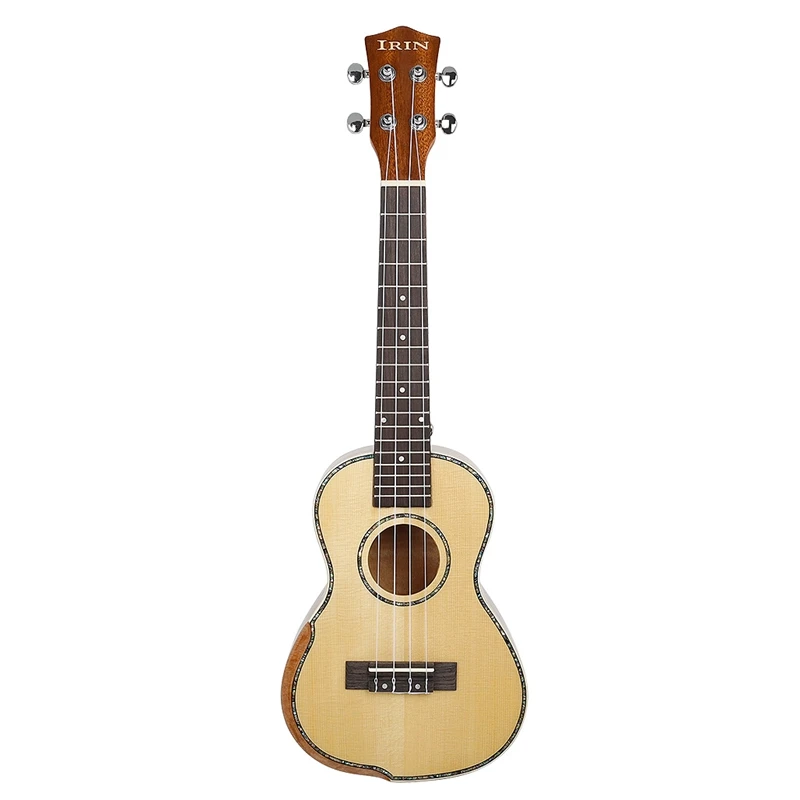 IRIN концертный набор укулеле 23 дюйма ель деревянная акустическая Ukelele спроектированная деревянная гриф шеи Гавайи 4 струны гитары ra